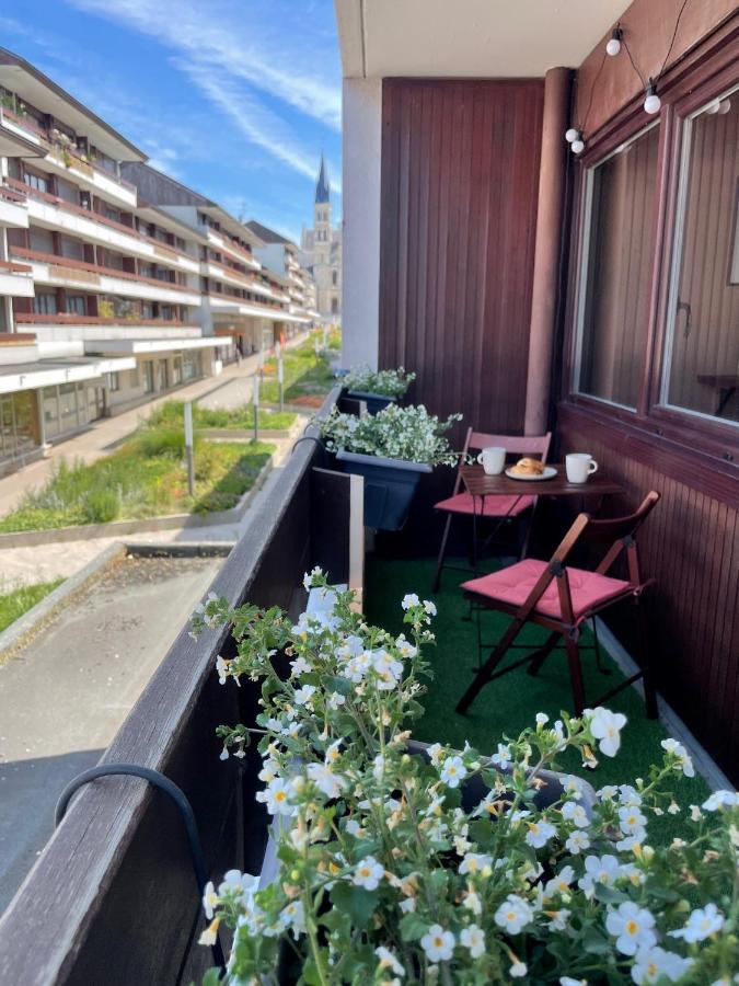 ריימס Appartement De Charme Au Pied De La Basilique Saint Remi מראה חיצוני תמונה
